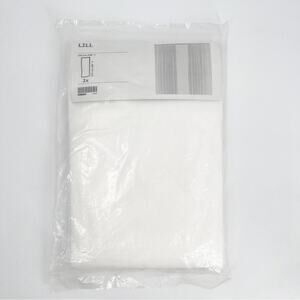 IKEA Lill Curtain Panels x 2 110" x 98" Polyester Sheer White Netting Home NWT
